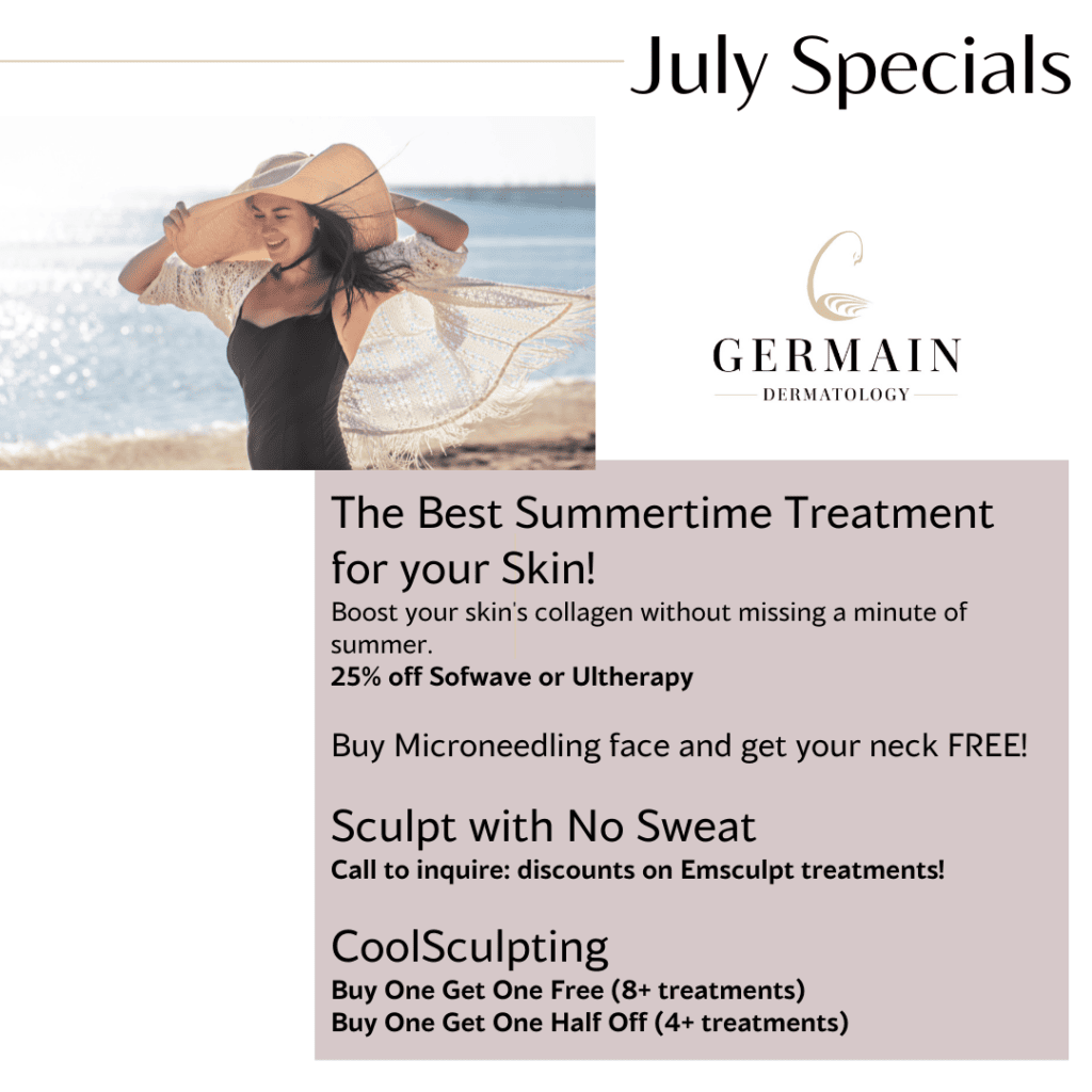 July Specials 25% off Sofwave of ultherapy