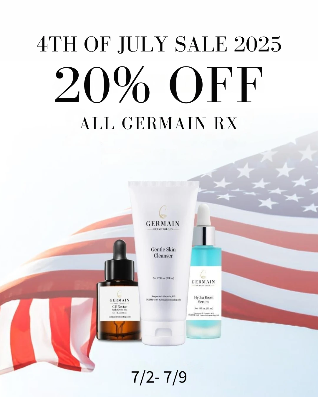 Fourth of July 25 Flash Sale Desktop
