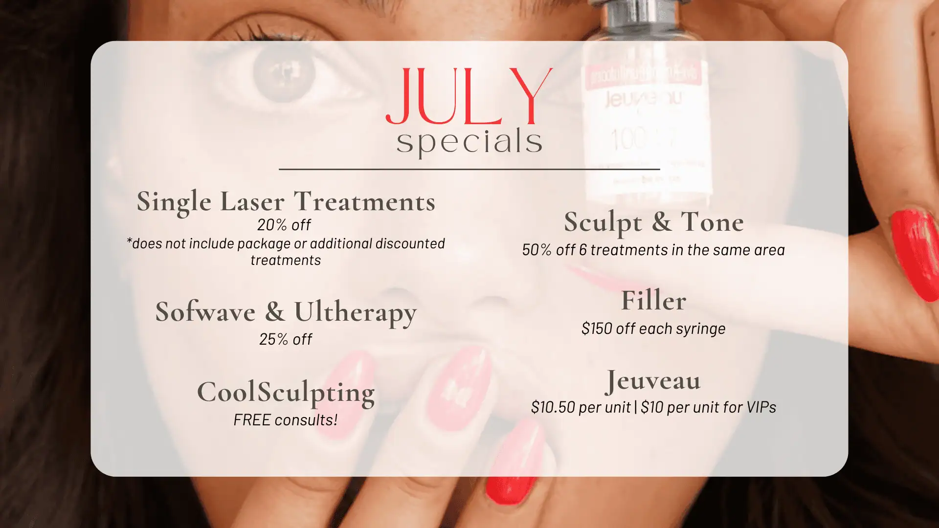 July 25 Specials Desktop
