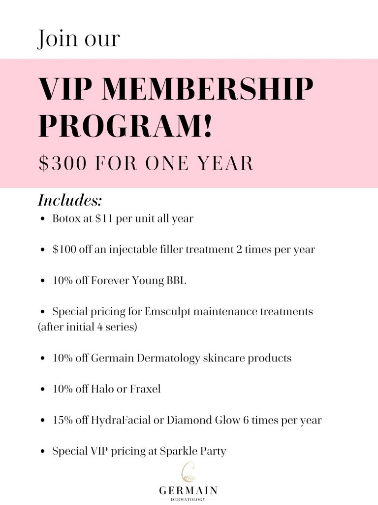 VIP Membership Program_Germain Dermatology